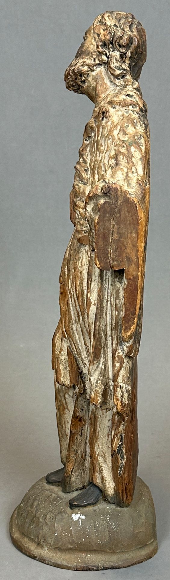 Wooden figure. St Nepomuk. Mid 16th century. Franconia. - Image 2 of 11