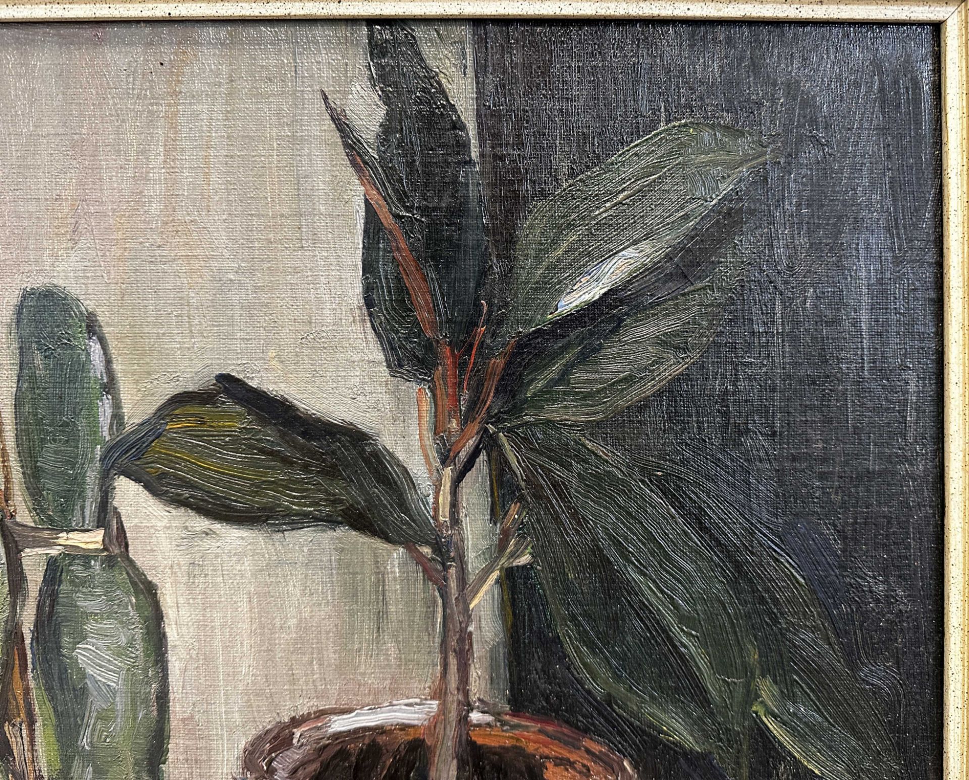 Johannes HÄNSCH (1875 - 1945). Still life with plants. - Image 4 of 12