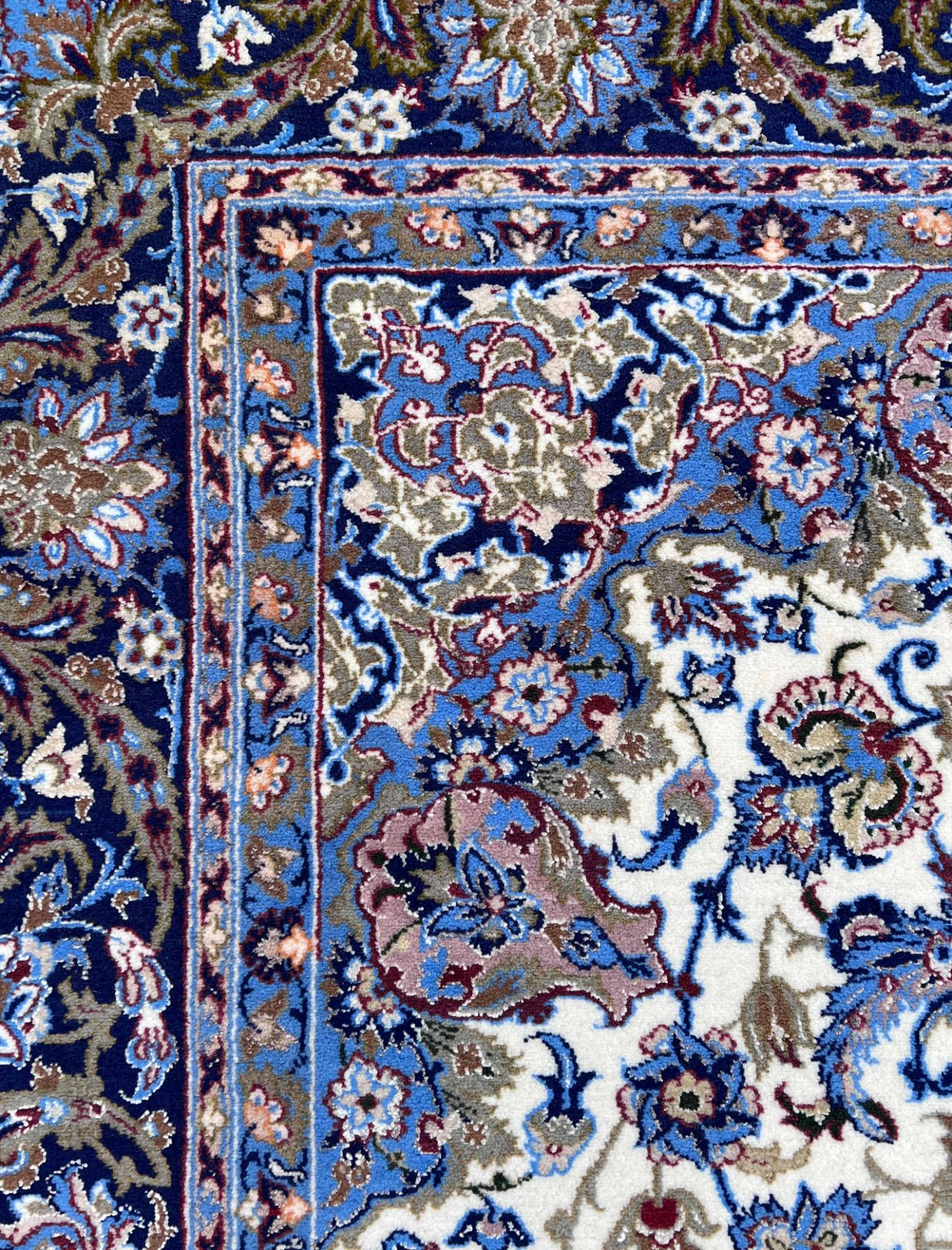 Isfahan. Oriental carpet. Circa 1970. - Image 6 of 9