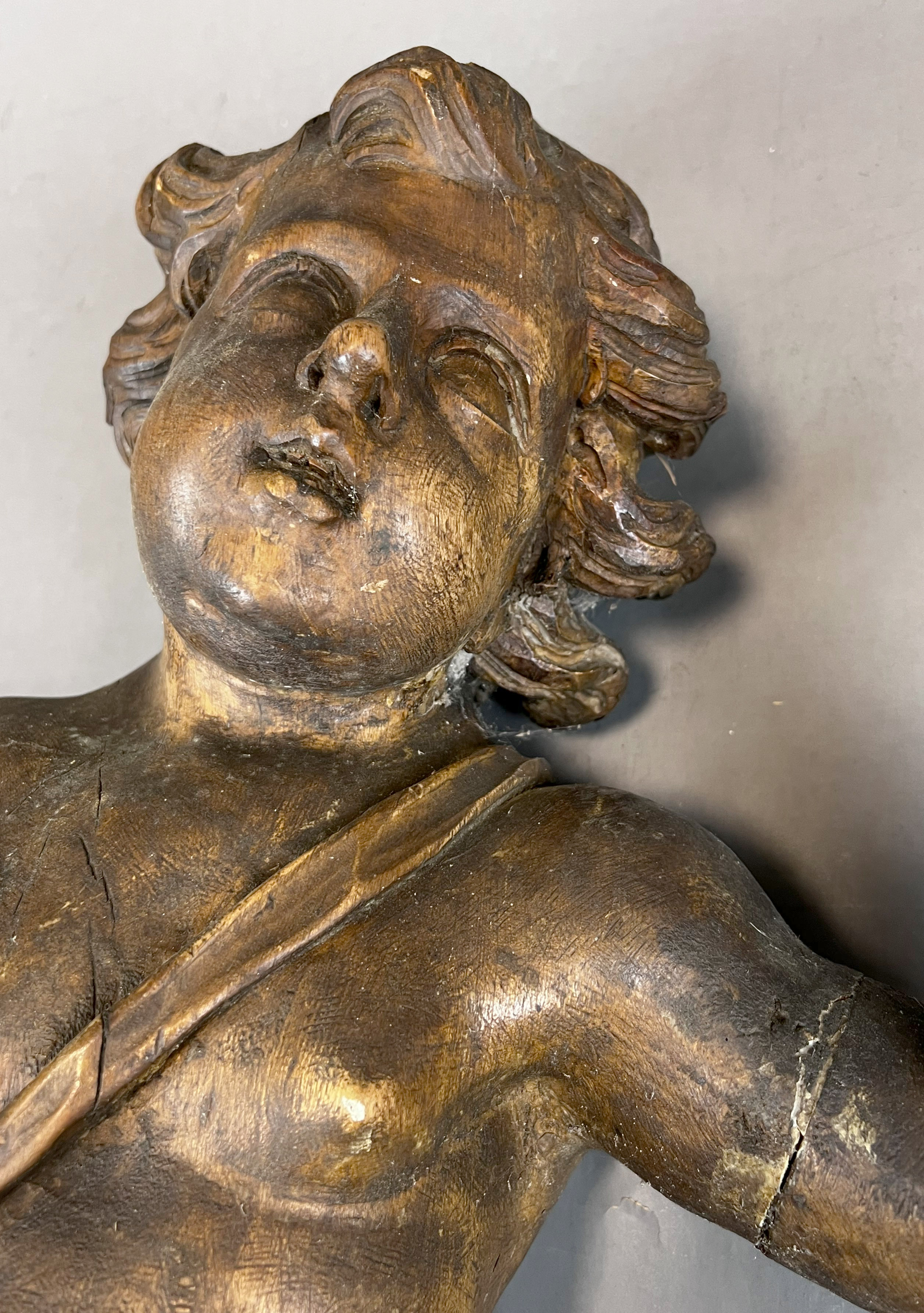 Baroque wooden putto. Early 18th century. Franconia. - Image 10 of 18