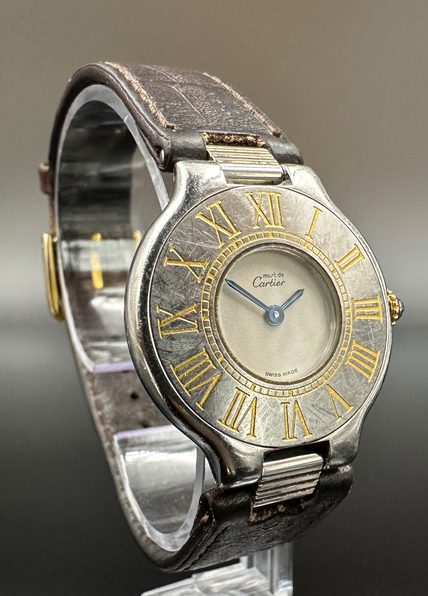 CARTIER Must de Cartier 21. ladies' wristwatch. Quartz. Paris. - Image 3 of 9