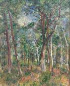 August BRESGEN (1888 - 1987). Bäume im Wald.
