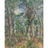 August BRESGEN (1888 - 1987). Bäume im Wald.