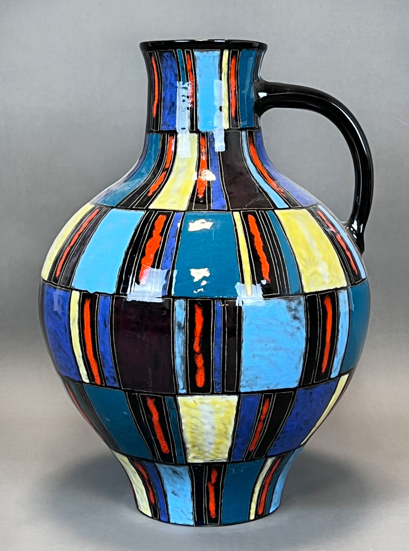 Luc KLOPFER (1924 - 1977). Vase jug. For Johann Lipp. 1960s. Vintage.