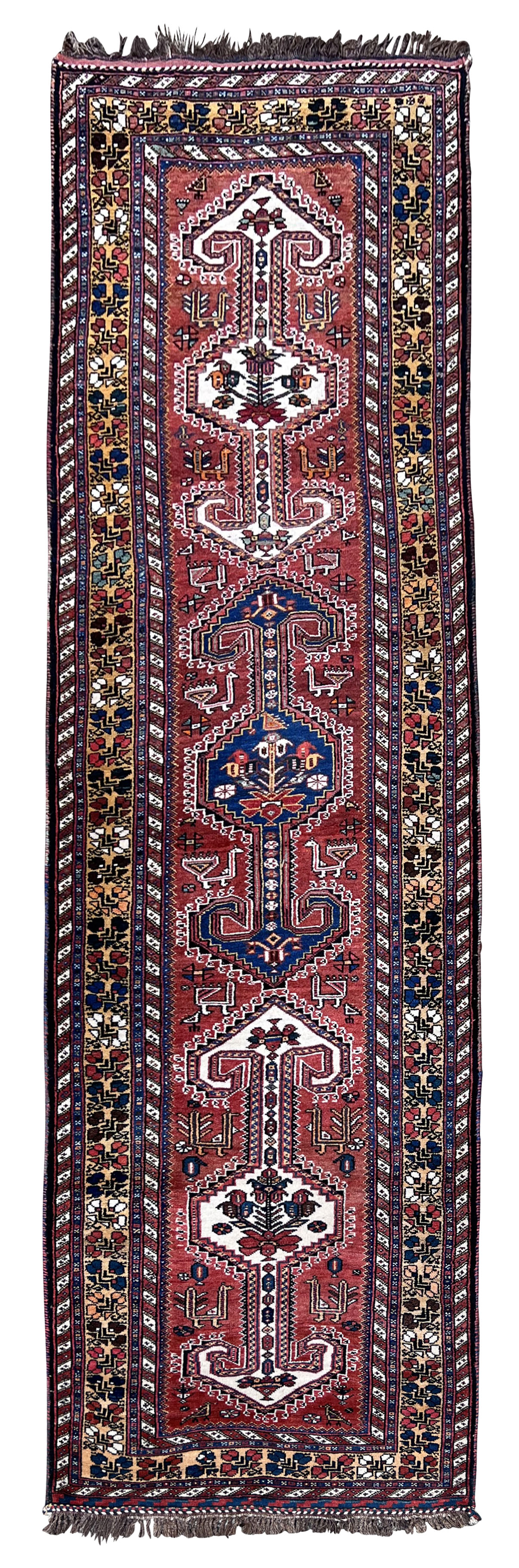 Nasrabath runner. Oriental carpet. Circa 1960.