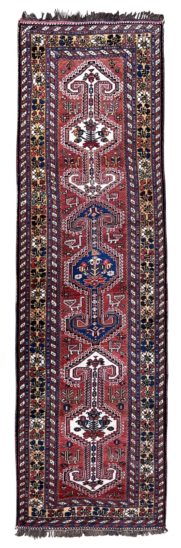 Nasrabath runner. Oriental carpet. Circa 1960.