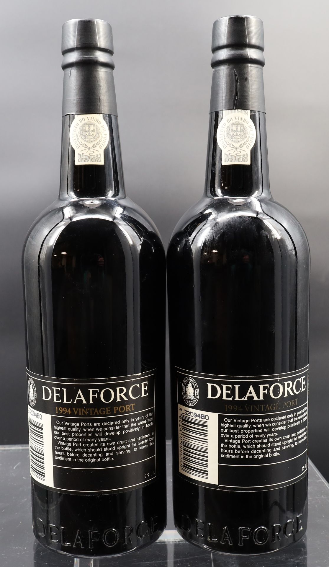 2 Flaschen Portwein. DELAFORCE. Vintage Port. 1994. Portugal. - Bild 3 aus 5