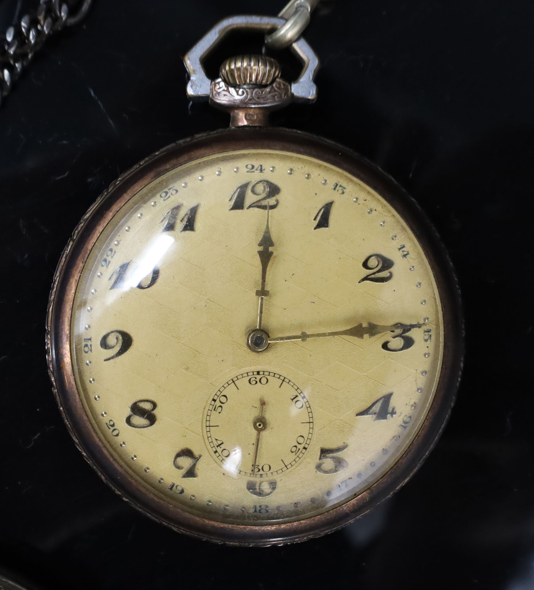 Four different pocket watches. Around 1900. - Image 3 of 18