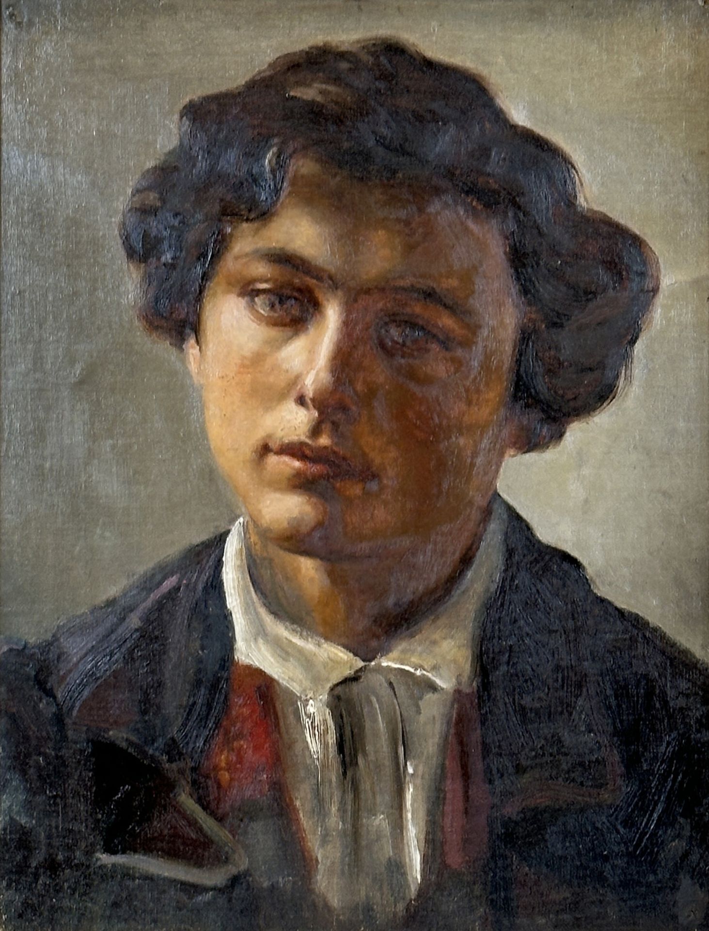 UNSIGNIERT (XX). Portrait eines jungen Mannes.
