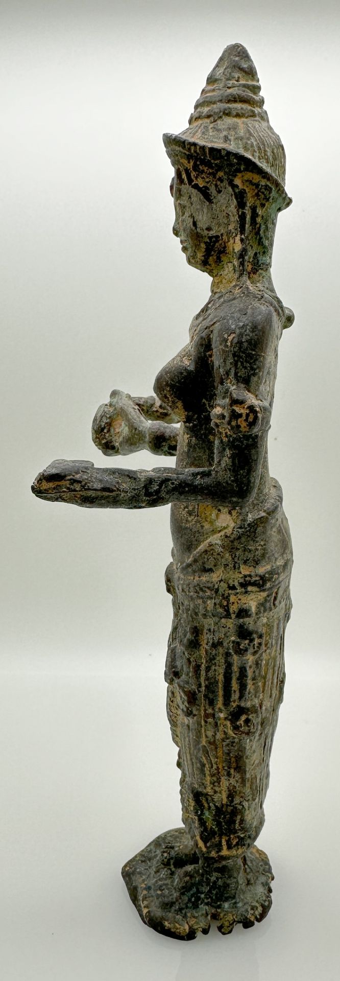 KHMER- Bronze. Wohl Göttin Uma. - Bild 2 aus 7