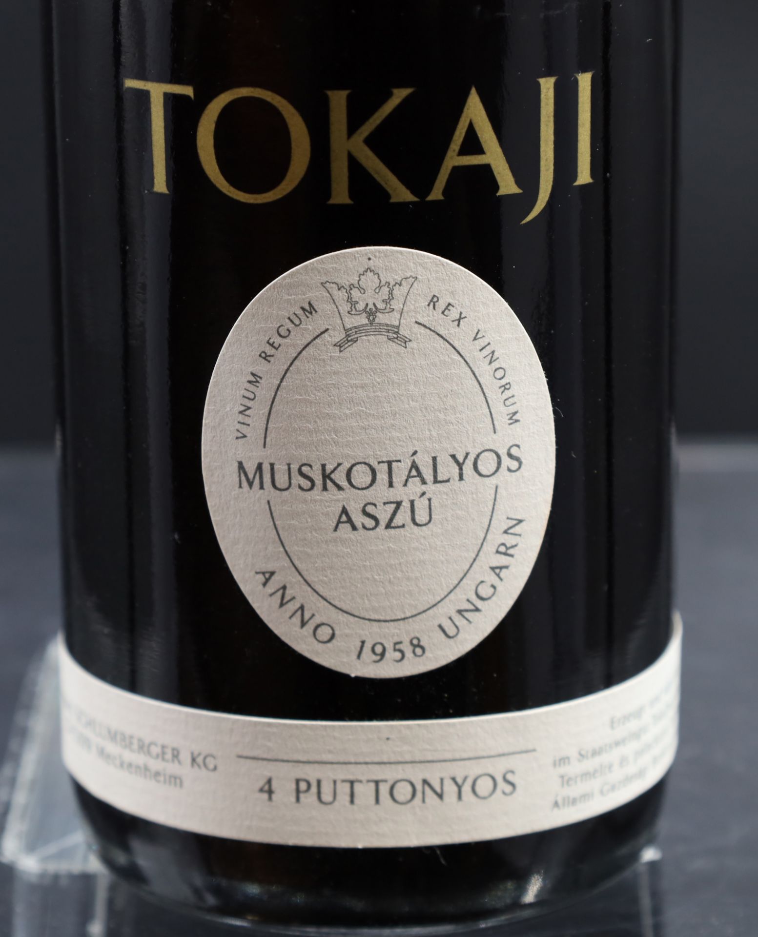 1 bottle of TOKAJI. Aszu. 4 puttonyos. Hungary. - Image 3 of 7