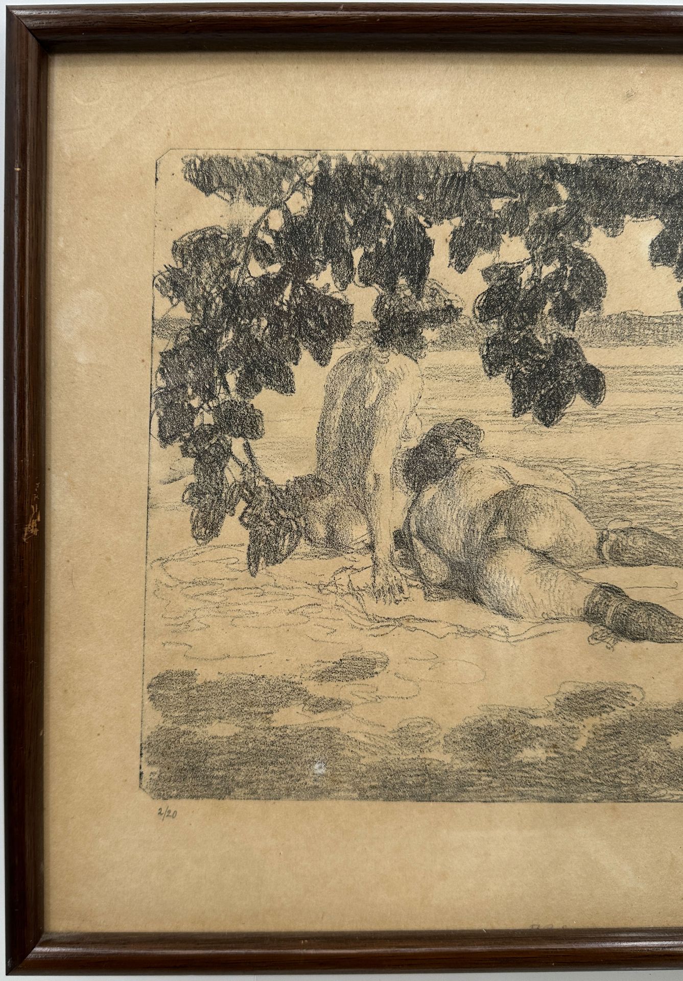 Paul PAEDE (1868 - 1929). Naked woman at the lake. - Image 3 of 11