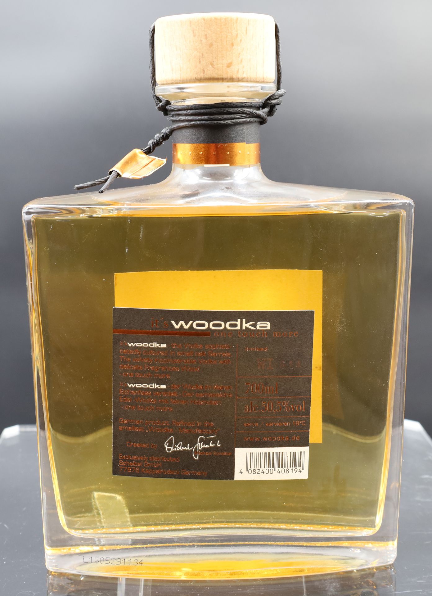 1 bottle of WOODKA. Vodka. Germany. 50.5 % vol. - Image 3 of 6