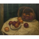 Renè LEDUC (1890-?). Stillleben. "Pommes et Oranges". 1932.