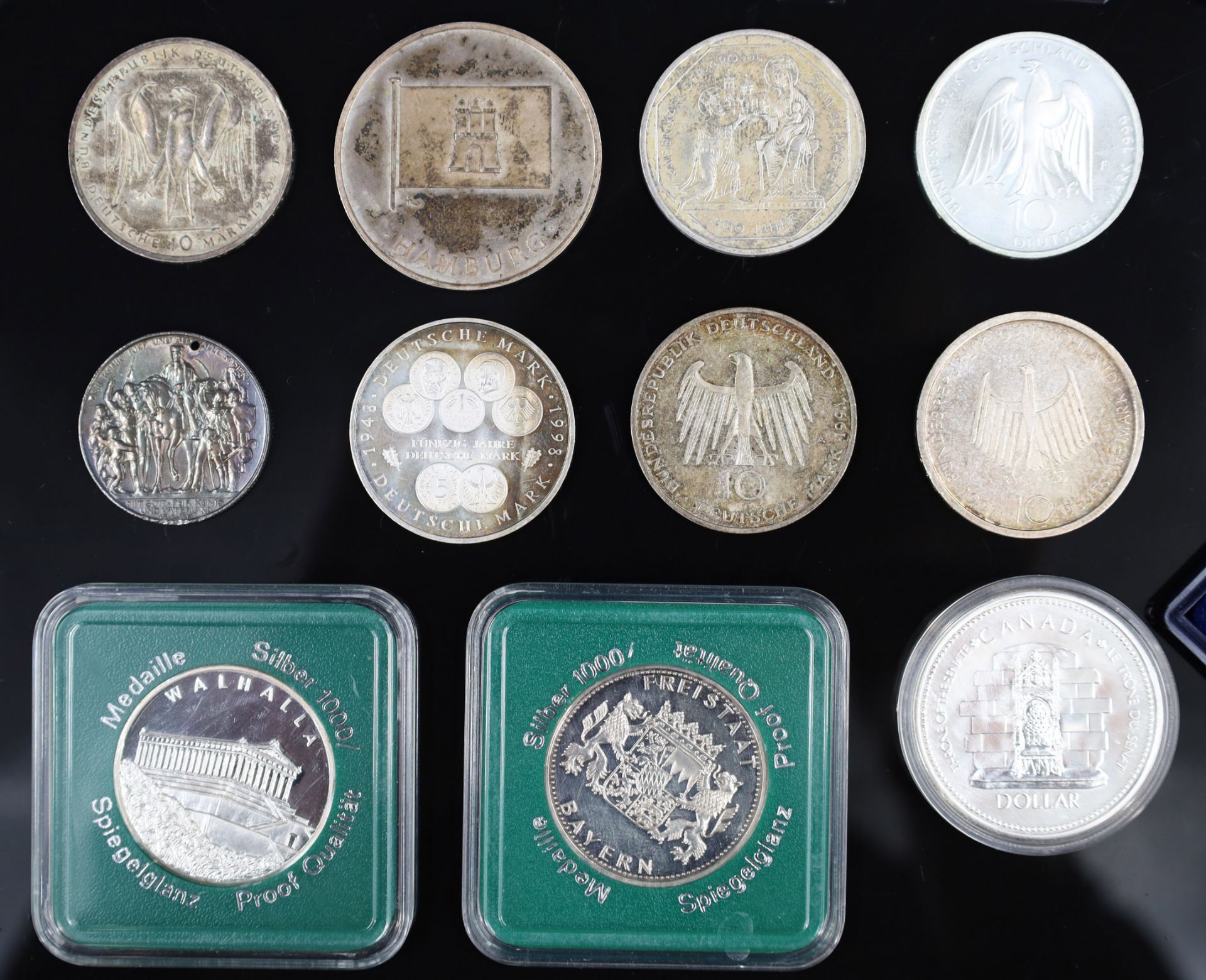 17x coins and medals. Silver. - Image 2 of 13