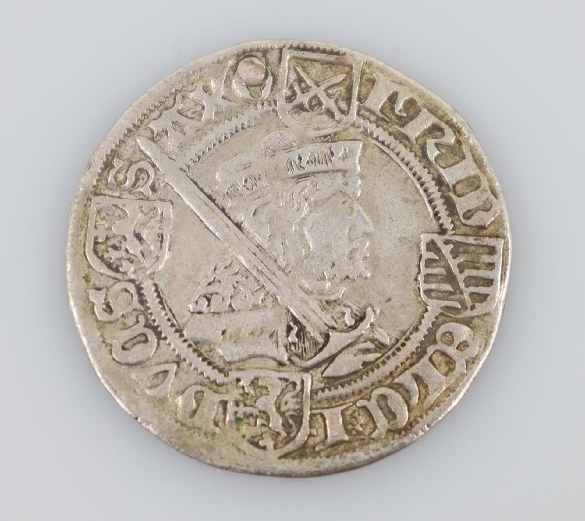 BARTGROSCHEN. Zwickau. Silbermünze. Friedrich III. 1493.
