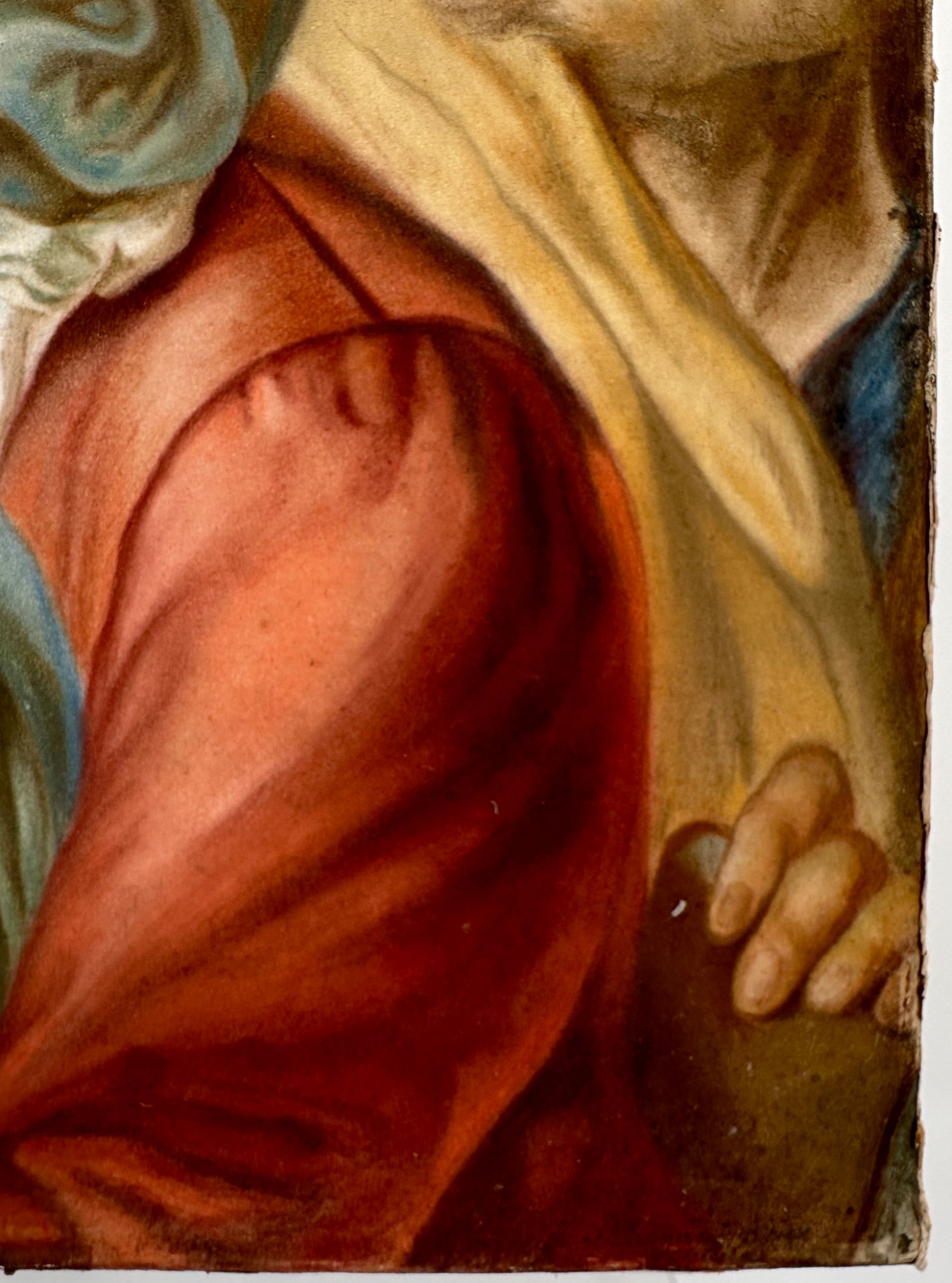 UNLESERLICH SIGNIERT (XIX). Hl. Maria mit Josef und Christuskind. - Bild 6 aus 14