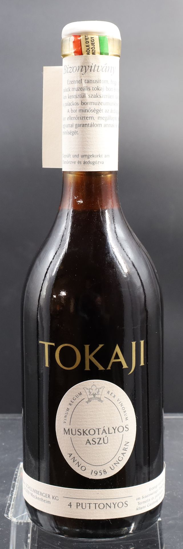 1 bottle of TOKAJI. Aszu. 4 puttonyos. Hungary. - Image 2 of 7