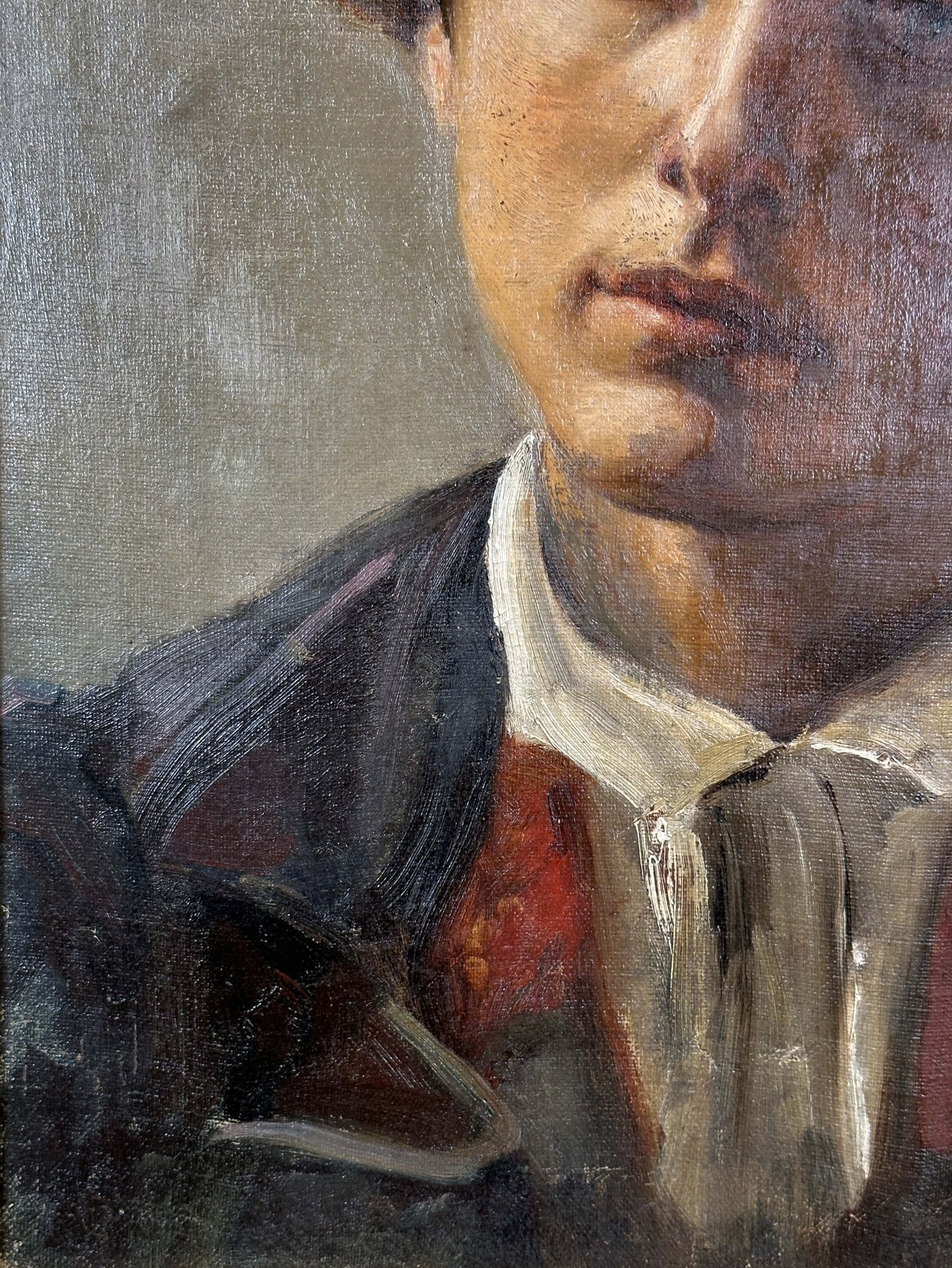 UNSIGNIERT (XX). Portrait eines jungen Mannes. - Bild 5 aus 12