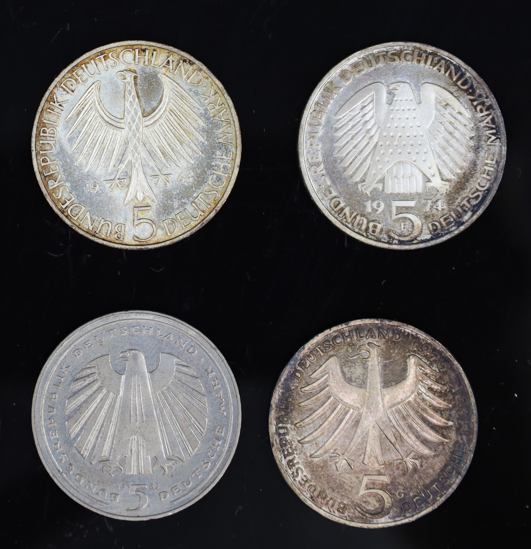 16x ‘5 Deutsche Mark’. Commemorative coins. Silver. - Image 5 of 11