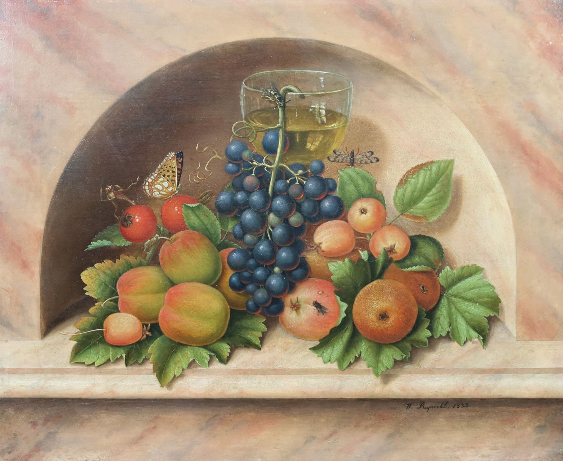 Wilhelm RUPRECHT (1806 - 1870). Fruit still life. 1835.