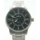 FORTIS. Pilot GMT. Men's wristwatch. Switzerland.