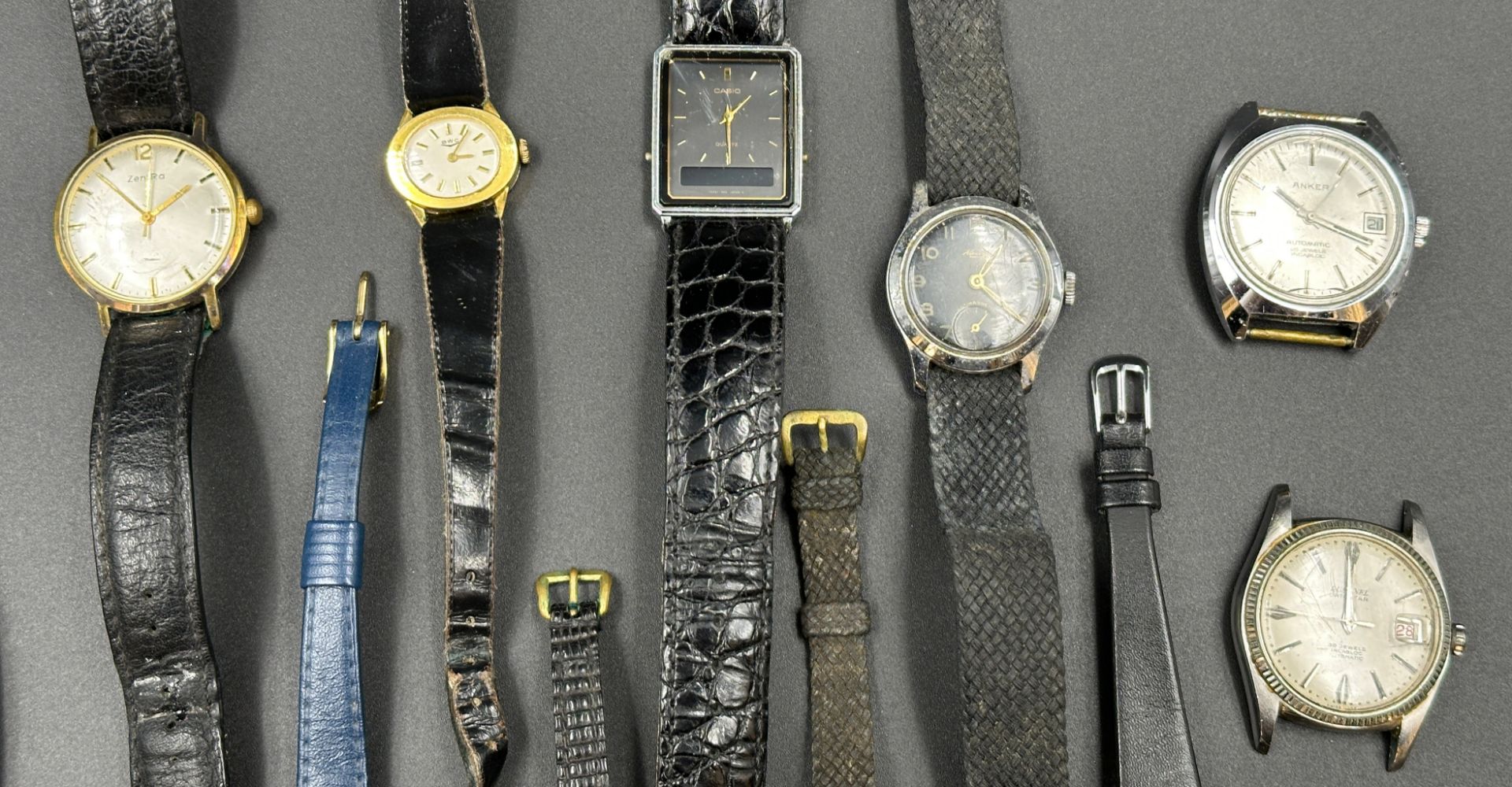 16-piece collection of wristwatches. JUNGHANS. KIENZLE. CASIO etc. - Image 5 of 12