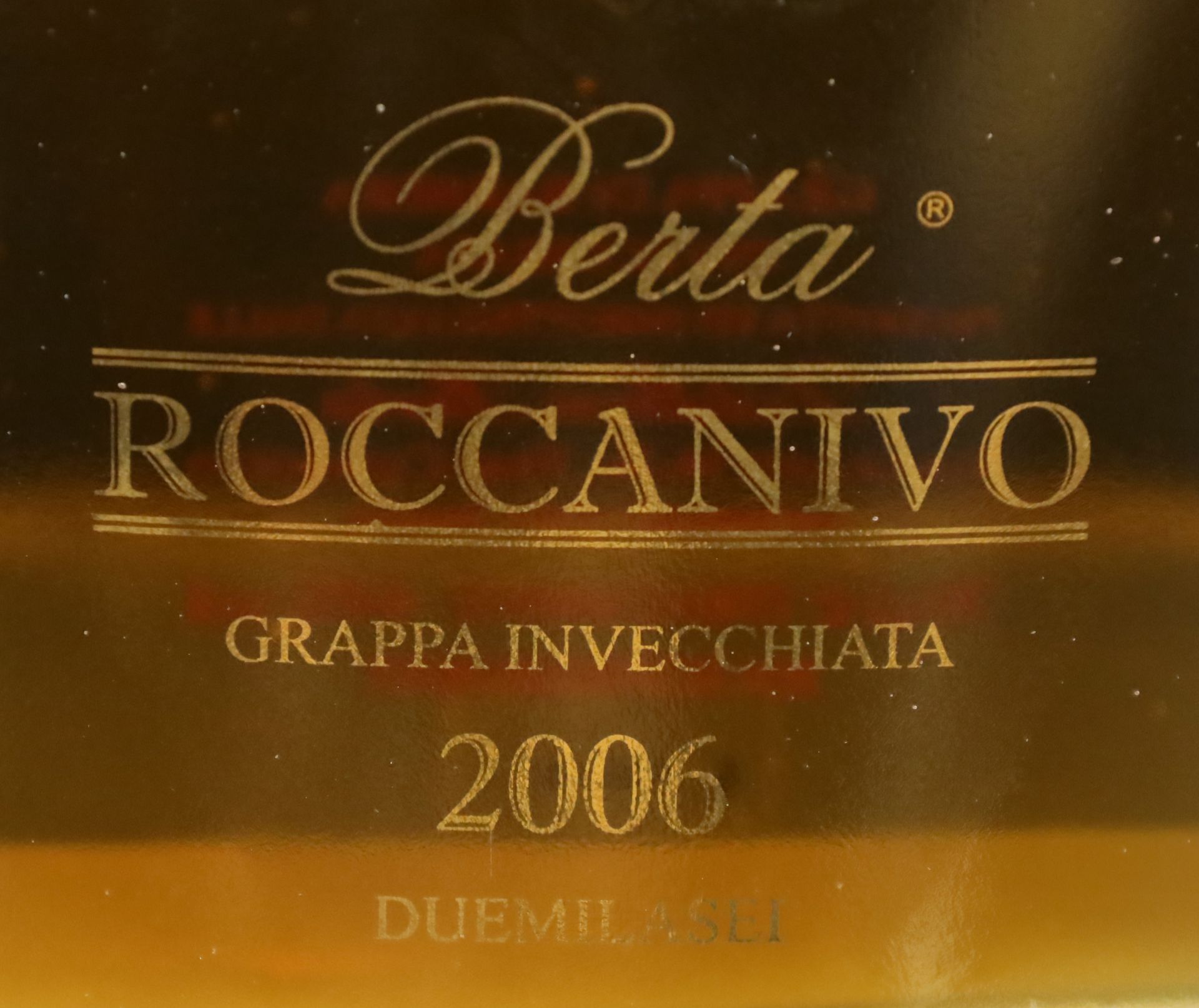 1 bottle of grappa. BERTA. ‘Roccanivo’. Italy. 2006. - Image 5 of 5