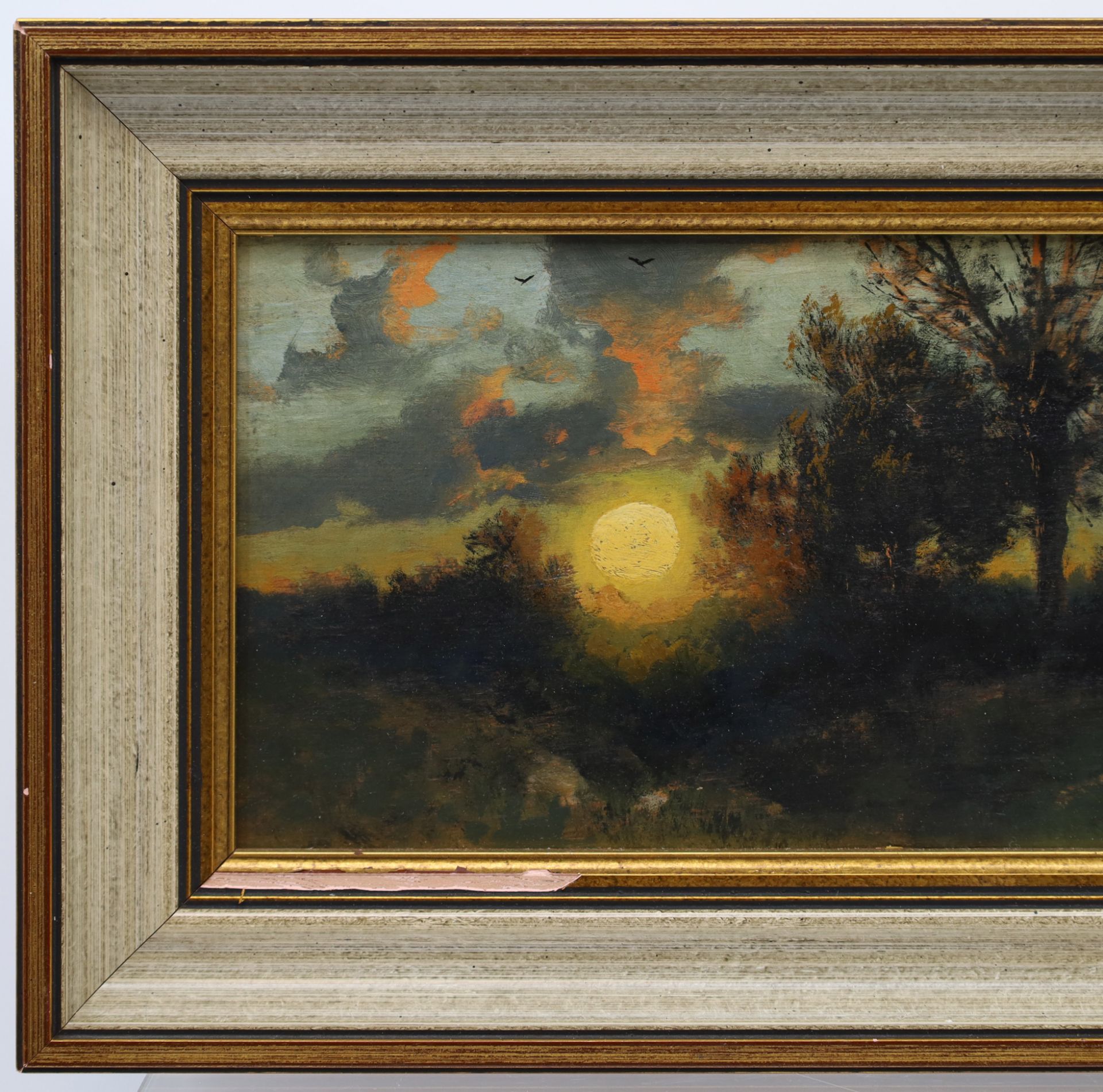 H. MIKOW (XIX). Landschaft bei Sonnenuntergang. - Bild 3 aus 8