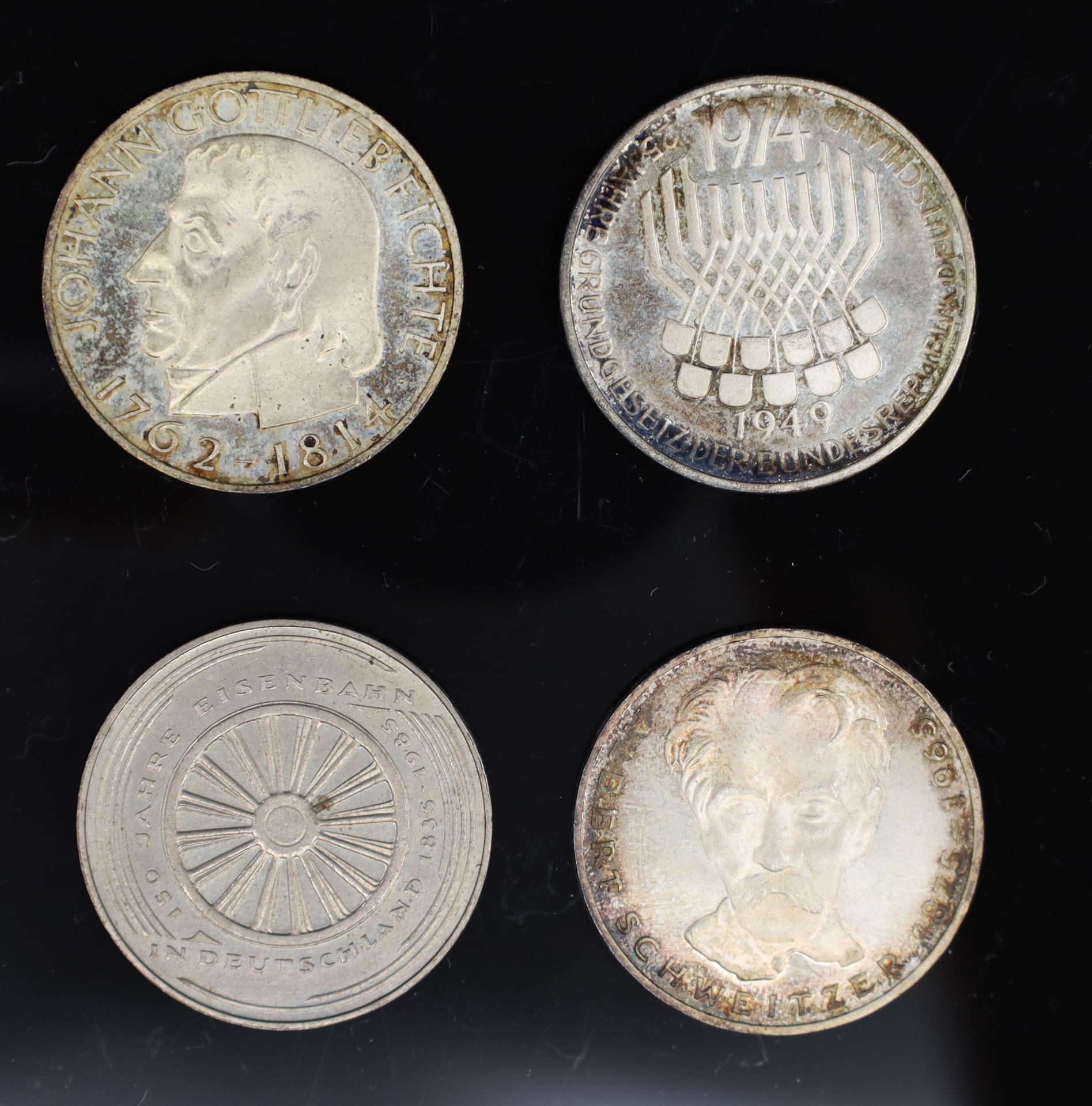 16x ‘5 Deutsche Mark’. Commemorative coins. Silver. - Image 10 of 11
