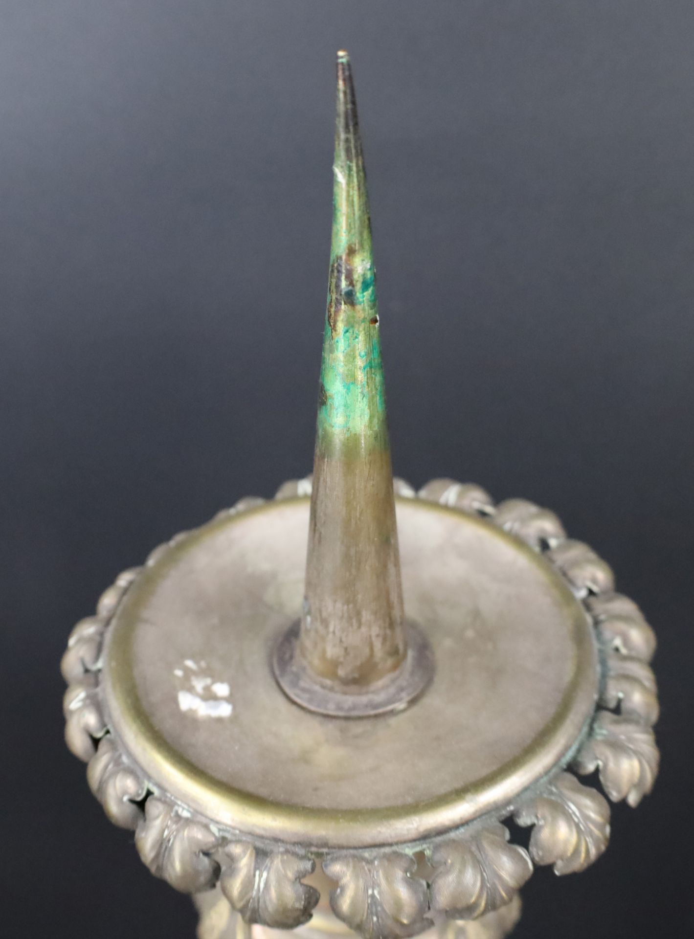 Altar candlestick. Torch. Around 1900. - Image 11 of 14
