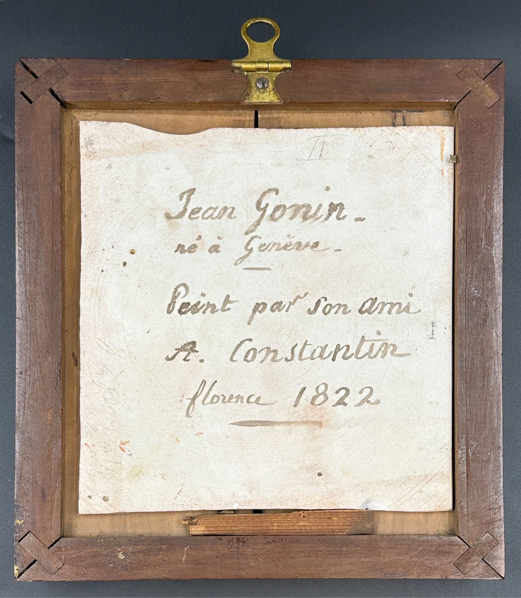 Abraham CONSTANTIN (1785 - 1855). 2 Miniatur Portraits auf Porzellan. - Bild 9 aus 10