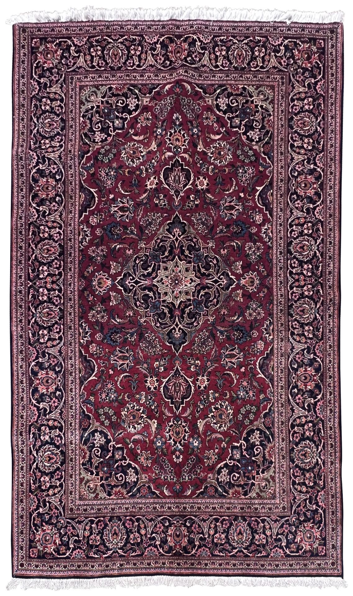 Keshan oriental rug. Circa 1940.