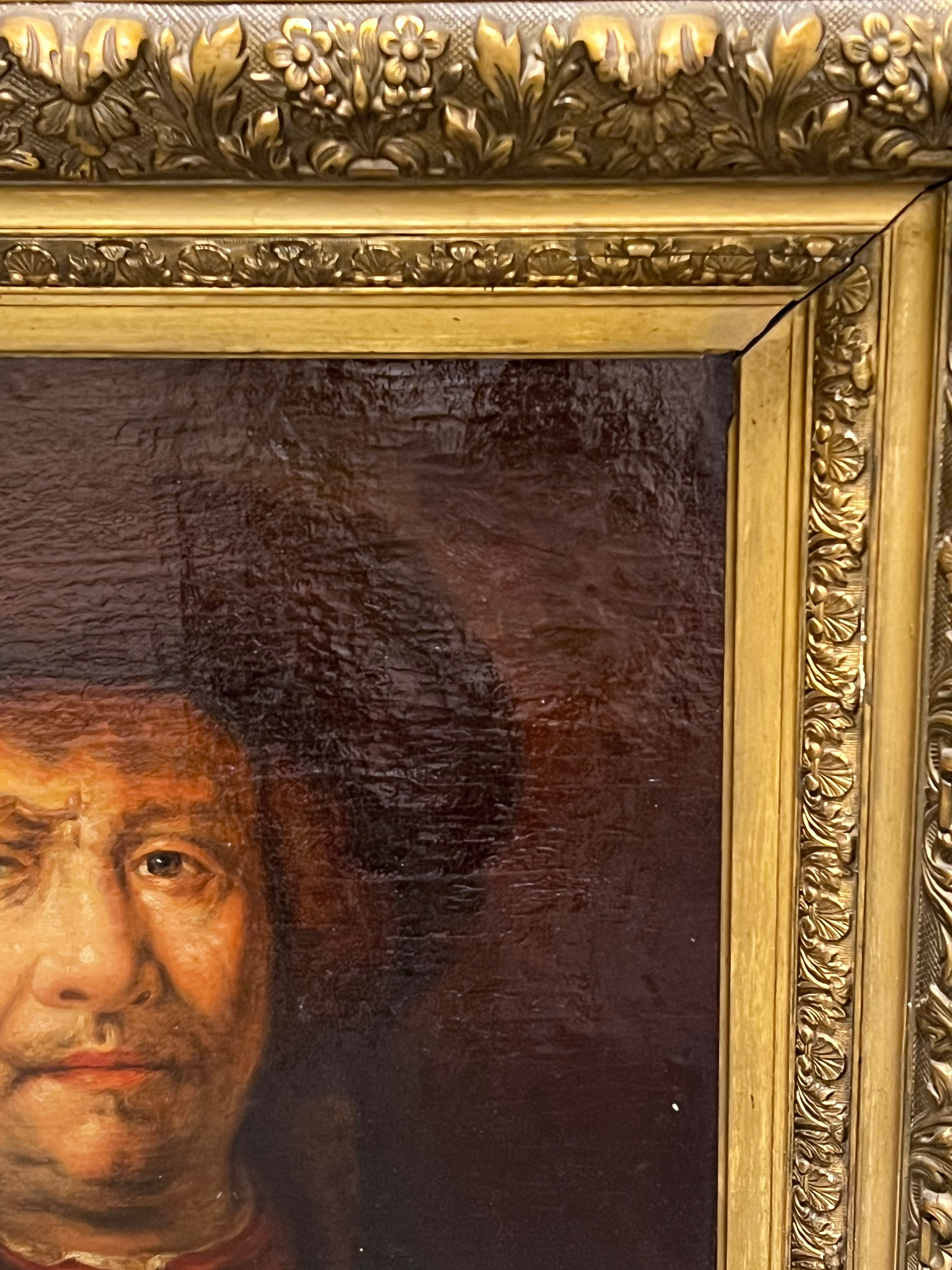 REMBRANDT VAN RIJN (1606 - 1669) Copy after. Self-portrait. - Image 4 of 20