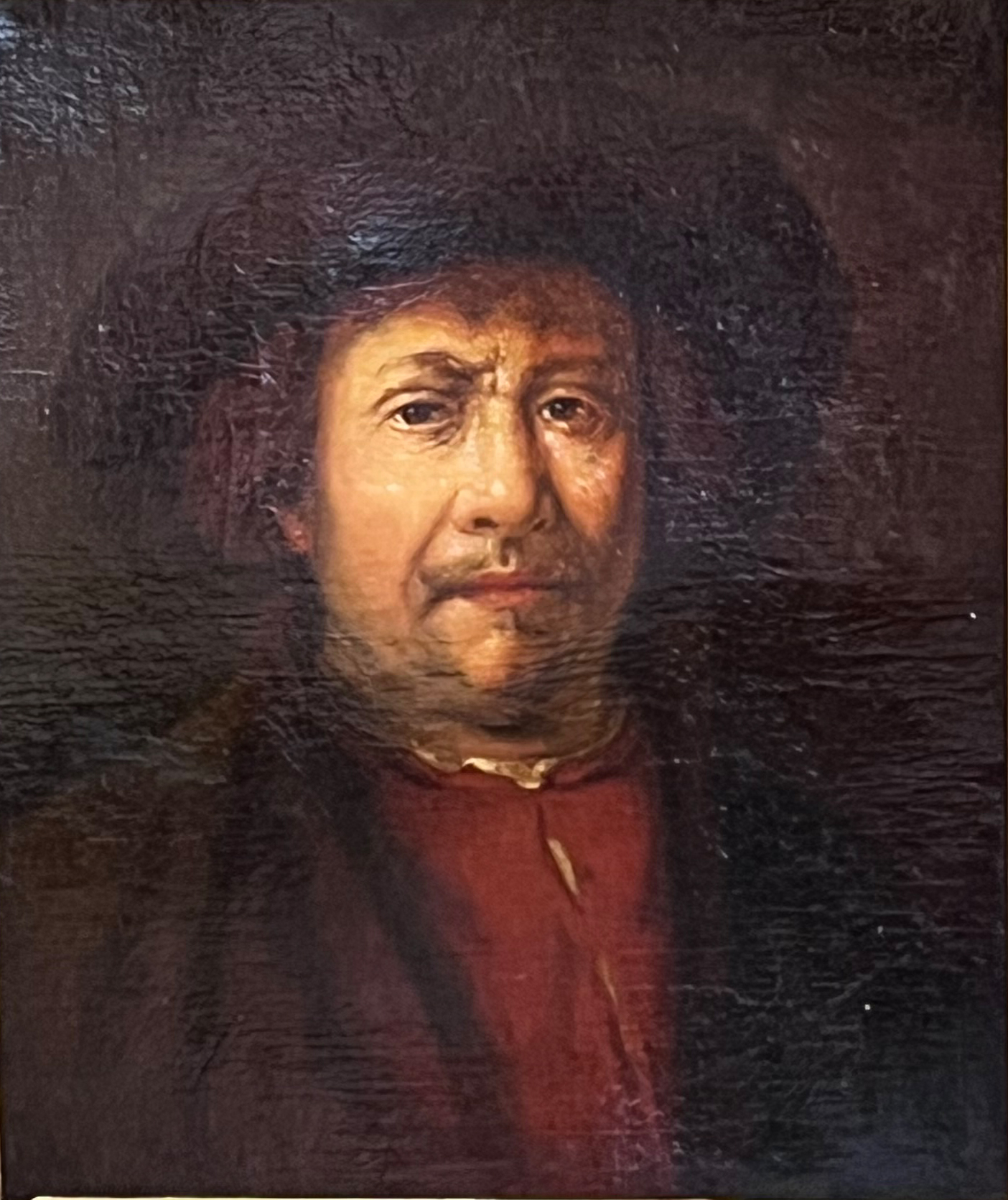 REMBRANDT VAN RIJN (1606 - 1669) Copy after. Self-portrait.