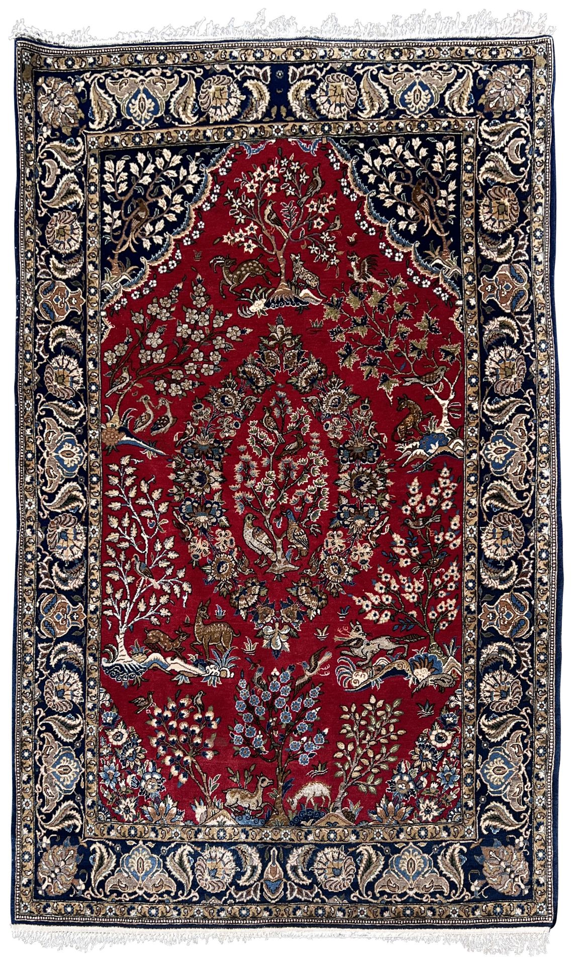 Ghom. Oriental carpet. Circa 1970.