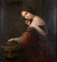 UNSIGNIERT (XIX). Portrait einer jungen Dame.