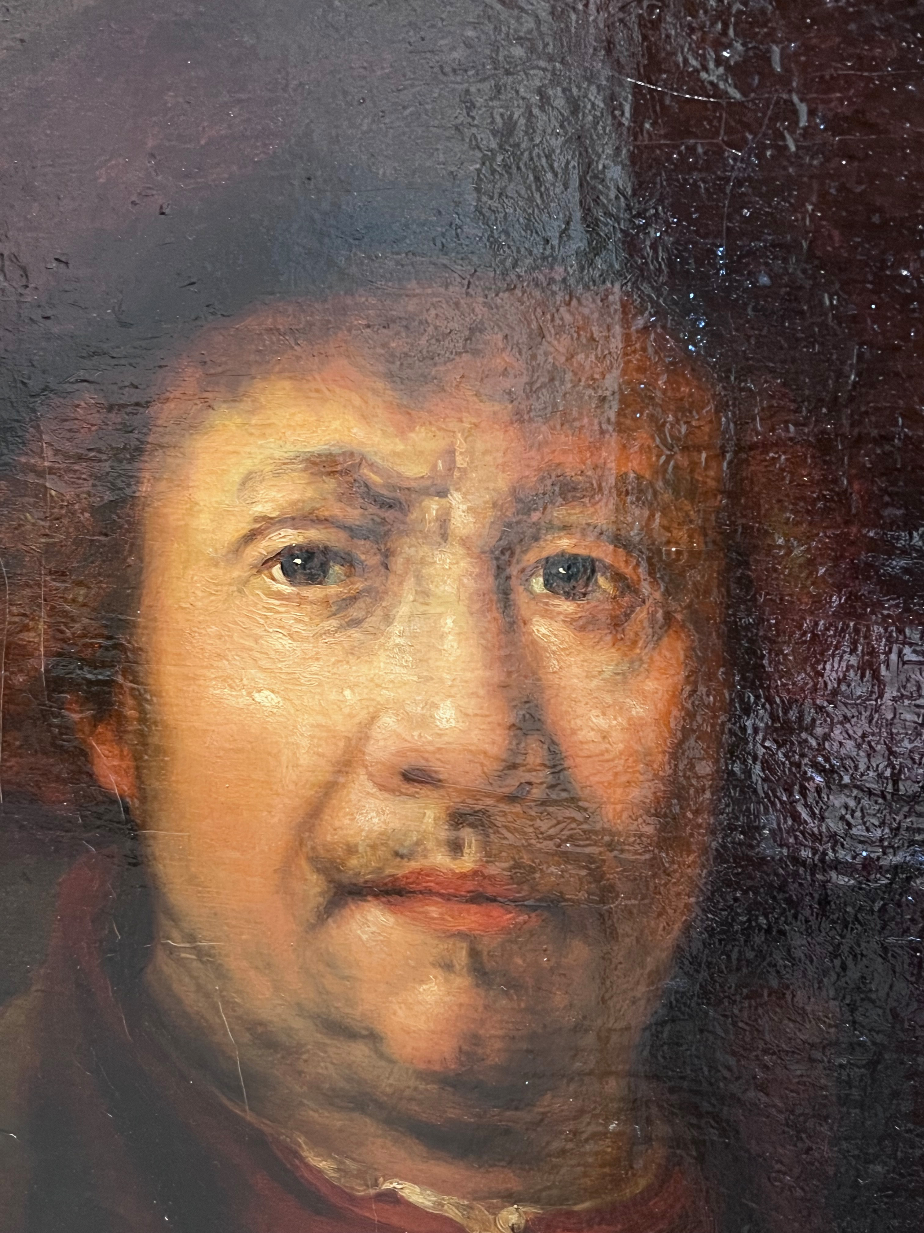 REMBRANDT VAN RIJN (1606 - 1669) Copy after. Self-portrait. - Image 7 of 20