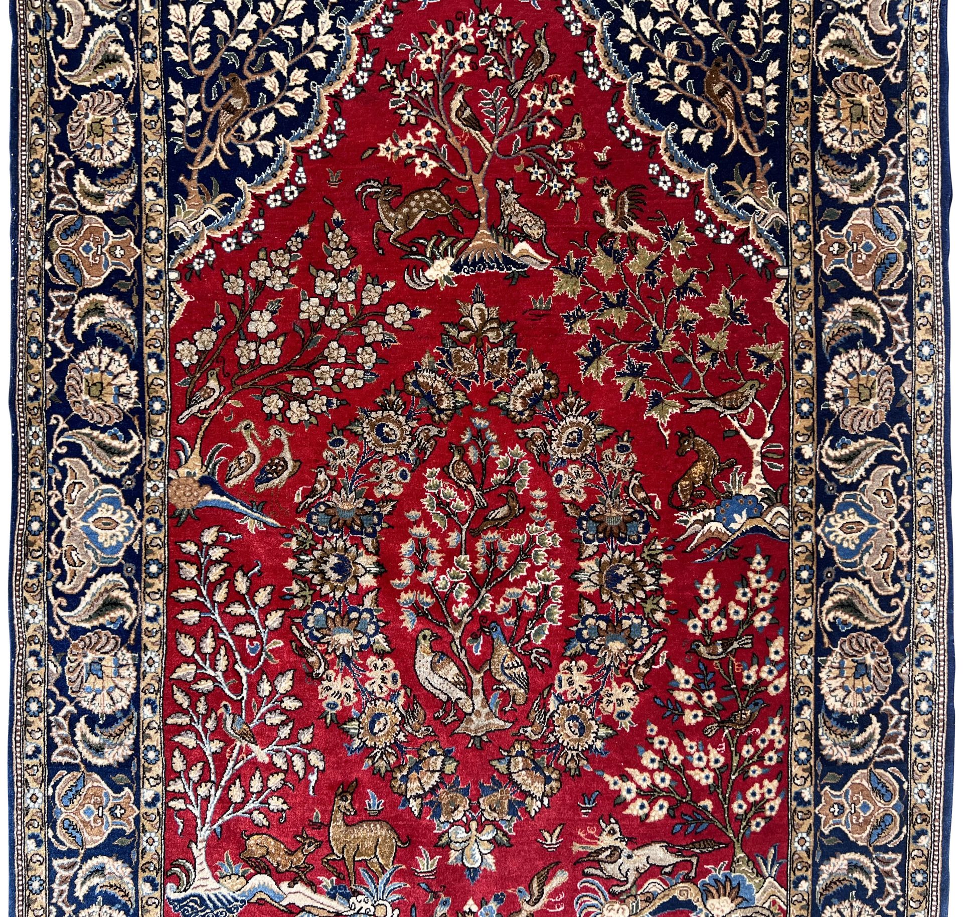 Ghom. Oriental carpet. Circa 1970. - Image 3 of 10