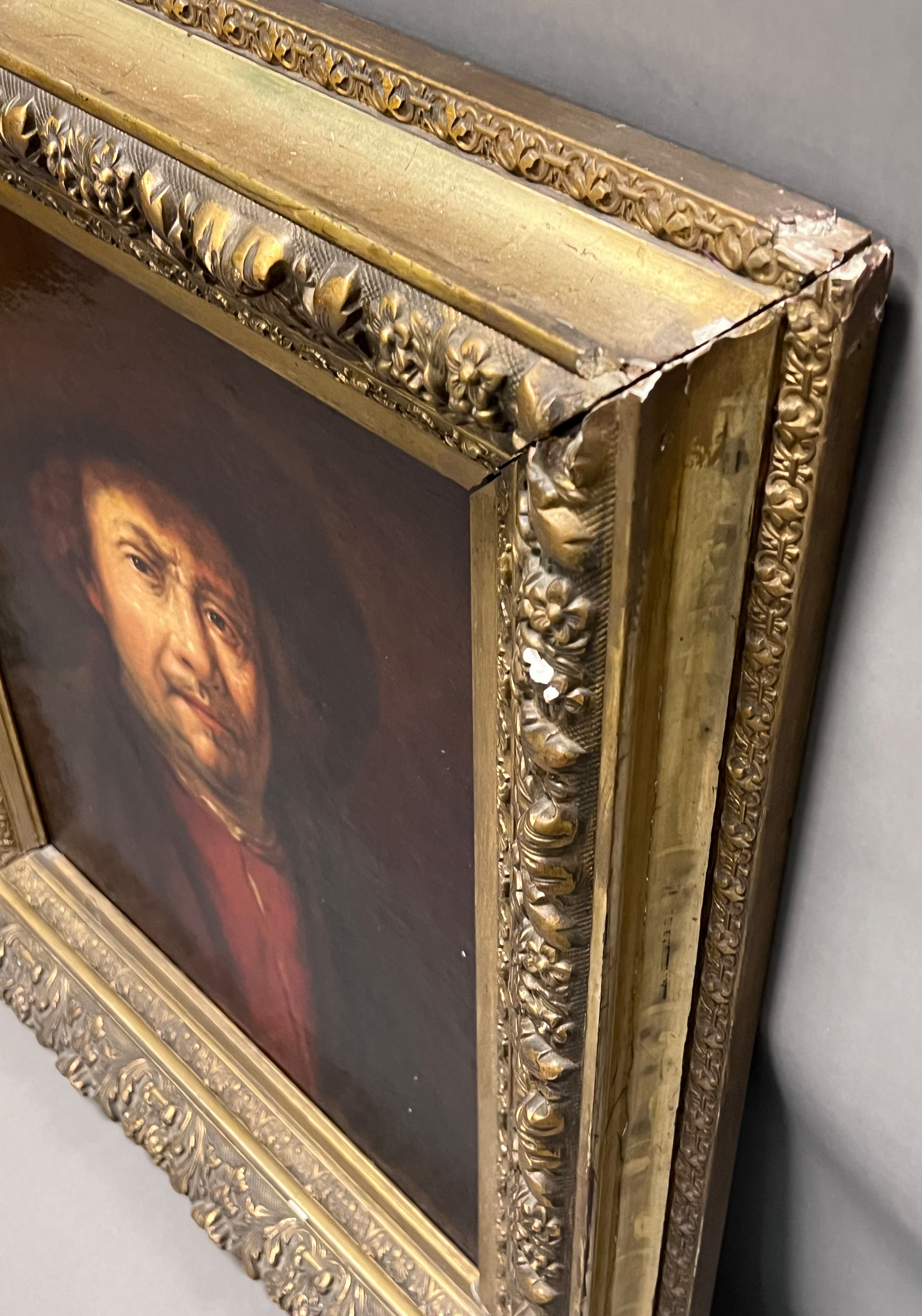 REMBRANDT VAN RIJN (1606 - 1669) Copy after. Self-portrait. - Image 16 of 20