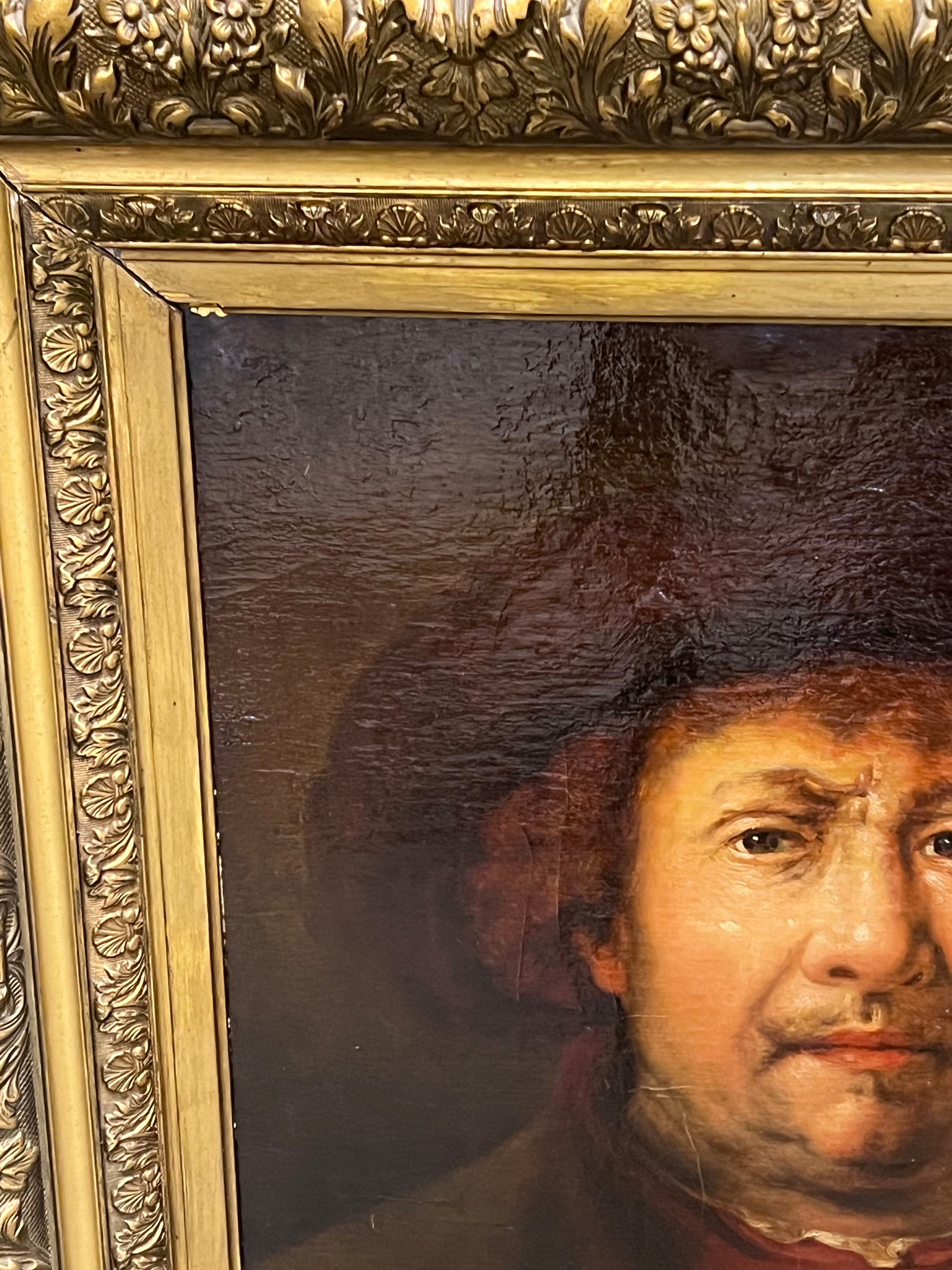 REMBRANDT VAN RIJN (1606 - 1669) Copy after. Self-portrait. - Image 3 of 20