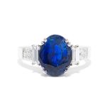 Ceylon-Saphir-Diamant-Ring