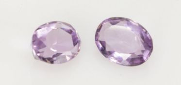 Paar Amethyste