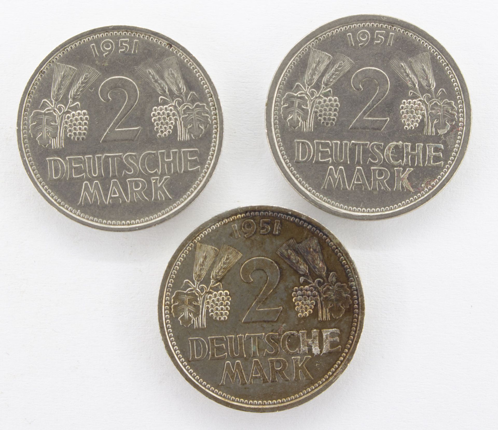 3 x 2 Deutsche Mark