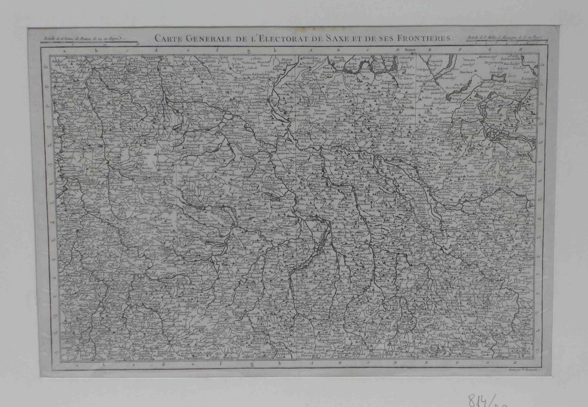 Carte Generale de Saxe