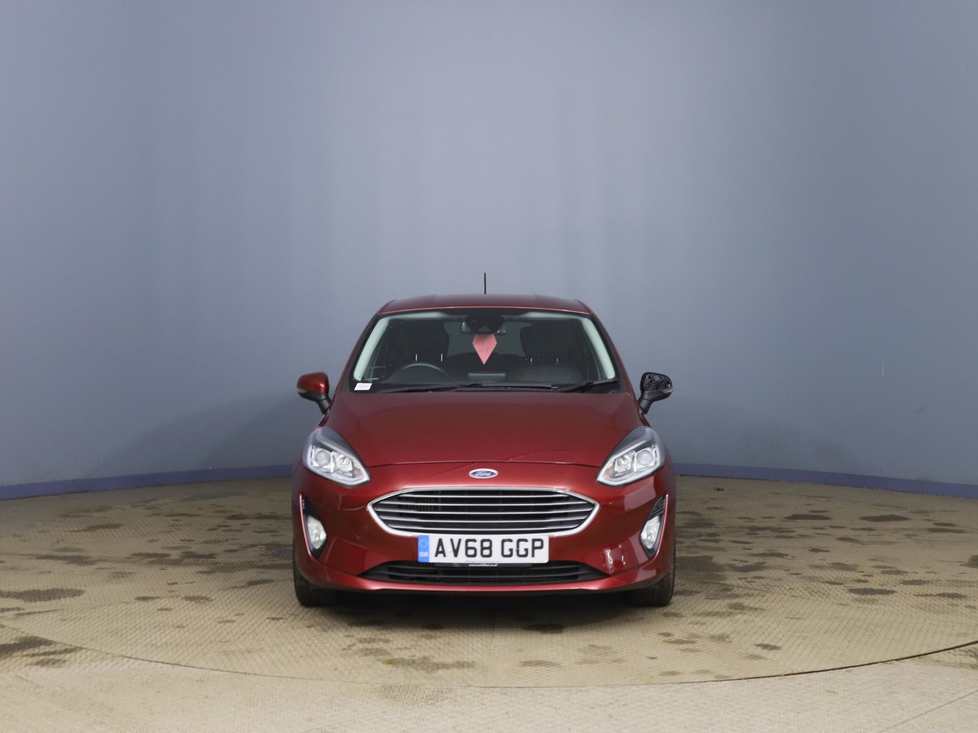 (RESERVE MET)Ford Fiesta "Titanium X" 1.5 TDCI (5 Door) 2019 Model - FSH - Red - Air Con - Sat Nav - Image 3 of 11