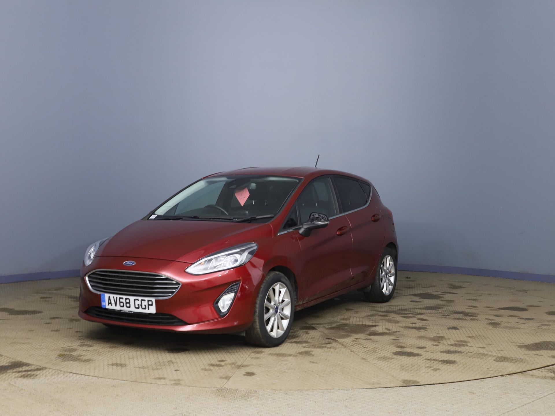 (RESERVE MET)Ford Fiesta "Titanium X" 1.5 TDCI (5 Door) 2019 Model - FSH - Red - Air Con - Sat Nav