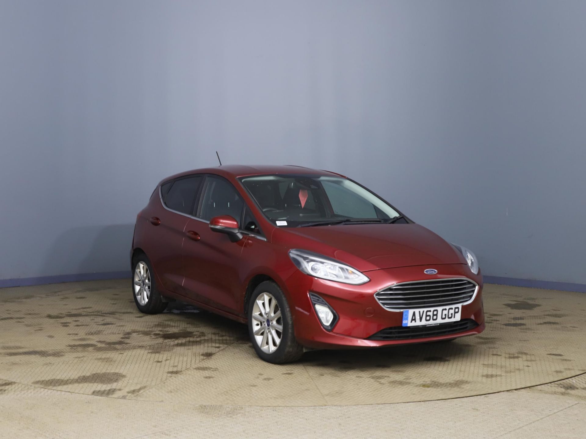 (RESERVE MET)Ford Fiesta "Titanium X" 1.5 TDCI (5 Door) 2019 Model - FSH - Red - Air Con - Sat Nav - Image 2 of 11