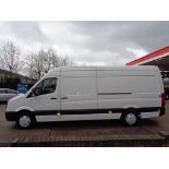 (RESERVE MET)Volkswagen Crafter CR35 2.0 TDI 163BHP 'LWB 4.2M HIGH ROOF' 2015 15 Reg - Ply linned