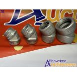 (60) CRS EL5 Female Conduit Elbows; 1/2" to 1 1/2" (UNUSED) (TIMES THE MONEY)